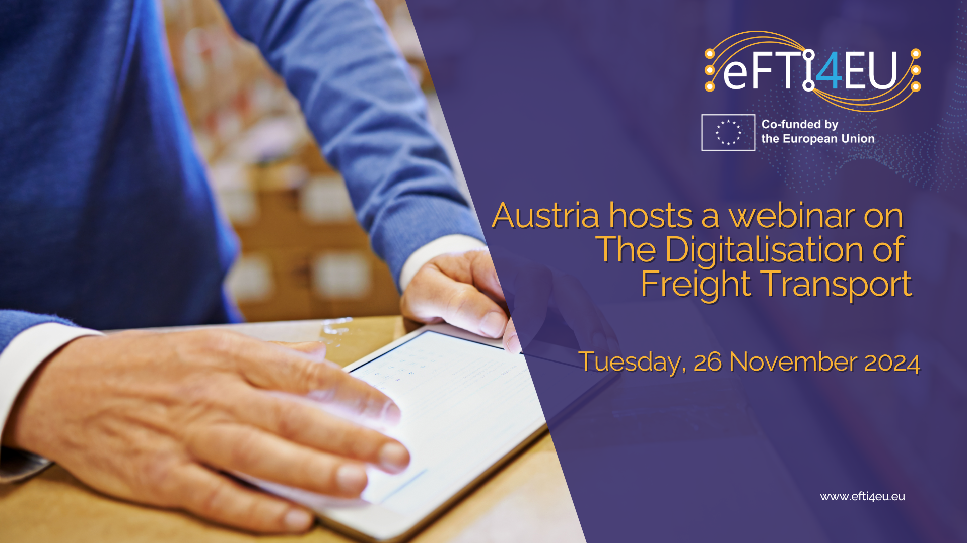 Austria hosts a webinar on The Digitalisation of Freight Transport