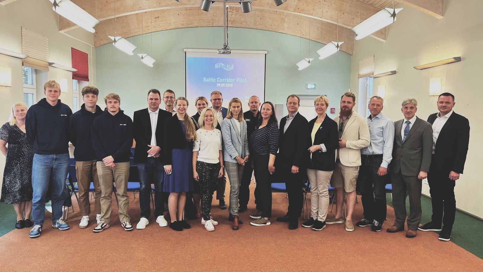 Baltic Pilot: first digital freight test at Latvia border
